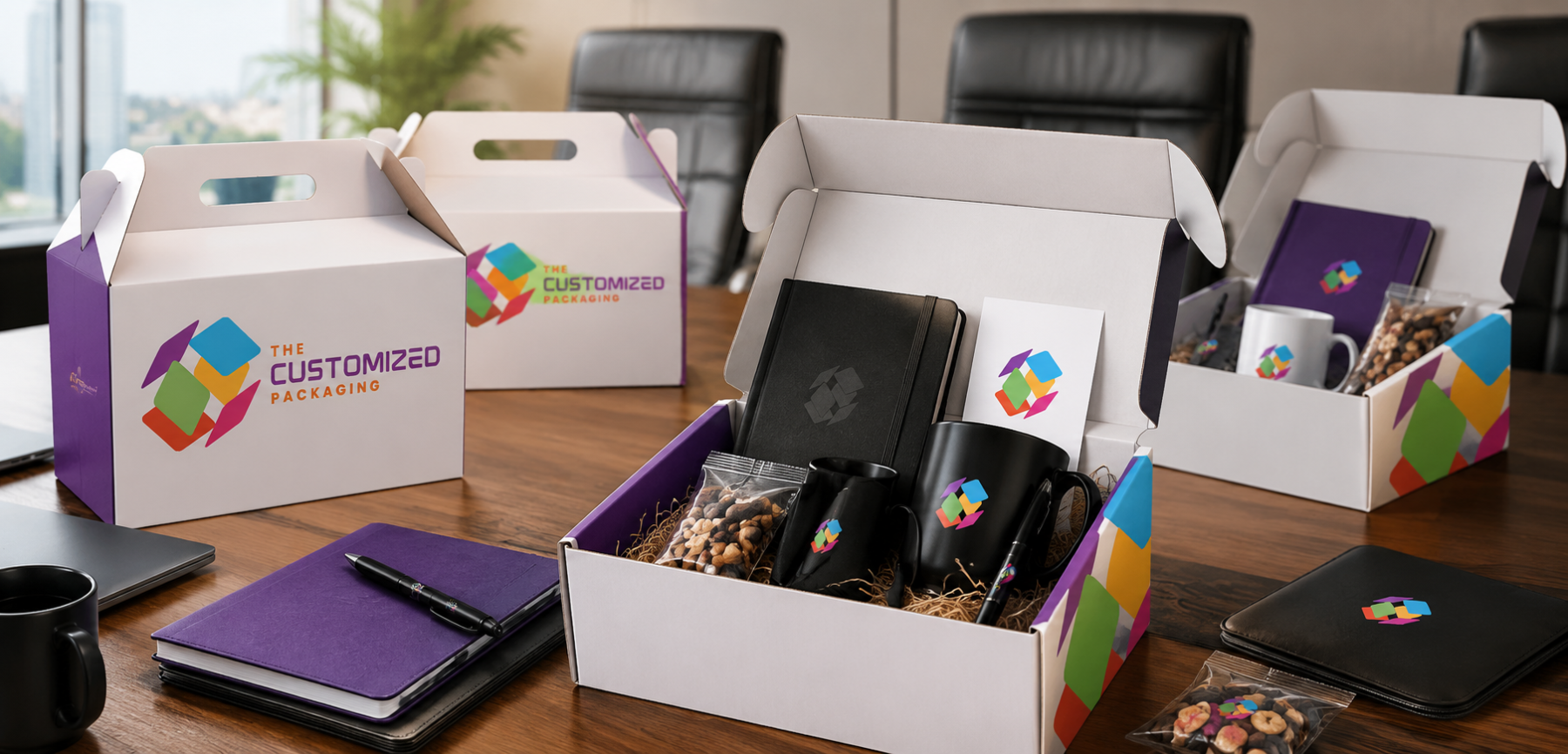 Corrugated Gable Boxes for Corporate Gifts